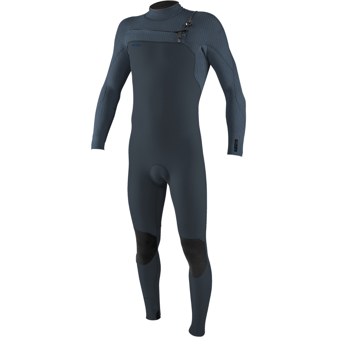 2025 O'Neill Mens Hyperfreak Wind 4/3+mm Chest Zip Wetsuit 5628 - Dark Orion / Copen Blue